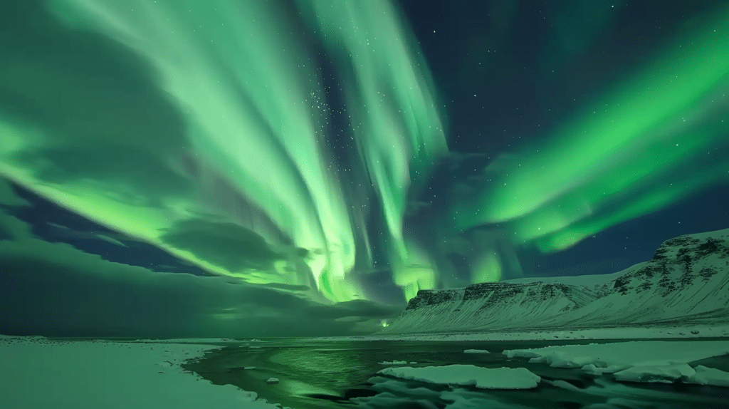 When do northern lights occur in Iceland